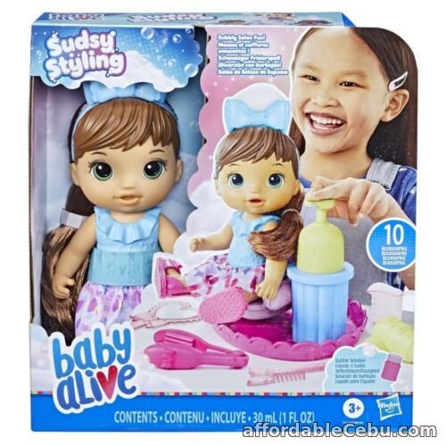 1st picture of Baby Alive Sudsy Styling Doll Brown Hair For Sale in Cebu, Philippines