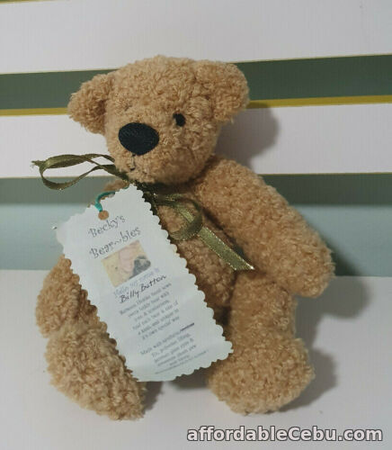 1st picture of HAND MADE TEDDY BEAR BILLY BUTTON 20CM JOINTED GERMAN GLASS EYES For Sale in Cebu, Philippines