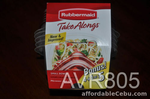 1st picture of Rubbermaid Take Alongs Small Bowls 26 oz. 5 pcs. Containers + Lids Brand New For Sale in Cebu, Philippines