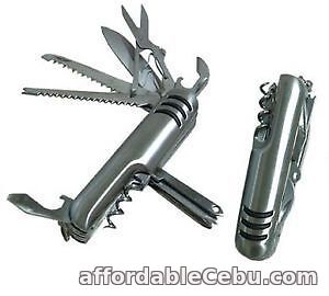 1st picture of 11 in 1 Multifunction Pocket Army Knife swiss tool screwdriver survival kit For Sale in Cebu, Philippines