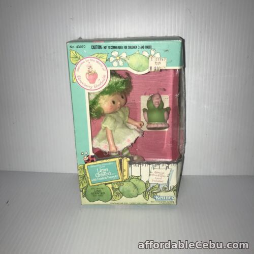 1st picture of 1982 Stawberry Shortcake Friend Lime Chiffon W/Parfait Parrot Vtg new opened For Sale in Cebu, Philippines