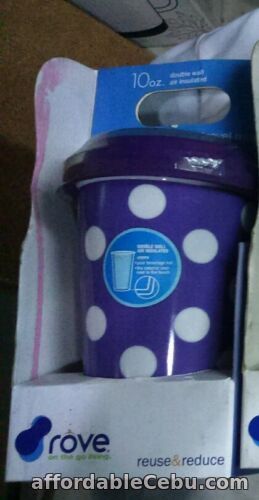 1st picture of ROVE 10oz. DOUBLE WALL INSULATED HOT COLD PORCELAIN TRAVEL TUMBLER-PURPLE For Sale in Cebu, Philippines
