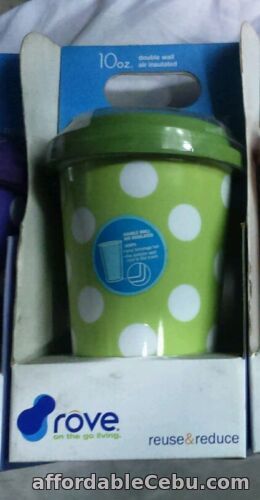 1st picture of ROVE 10oz. DOUBLE WALL INSULATED HOT COLD PORCELAIN TRAVEL TUMBLER-GREEN For Sale in Cebu, Philippines