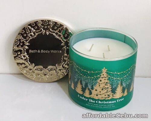 1st picture of BATH & BODY WORKS W/ESSENTIAL OIL 3-WICK SCENTED CANDLE UNDER THE CHRISTMAS TREE For Sale in Cebu, Philippines