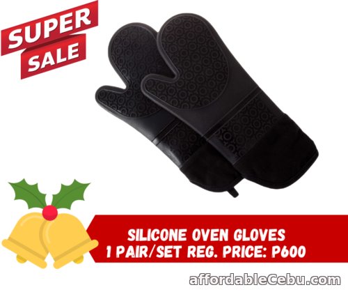 1st picture of Extreme Heat Resistant Silicone Oven Gloves for Oven, Grilling, Baking, 1 pair For Sale in Cebu, Philippines