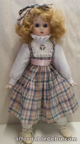 1st picture of Decorative Victorian Style Dressed Doll Porcelain Head Hands & Feet 42cm Taiwan For Sale in Cebu, Philippines