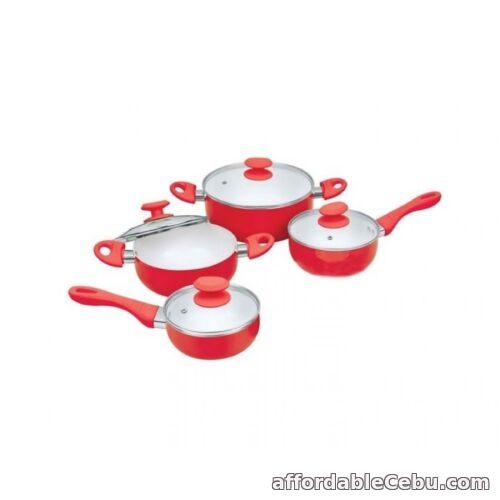 1st picture of 8 pc Ceramic Pan (Red) For Sale in Cebu, Philippines