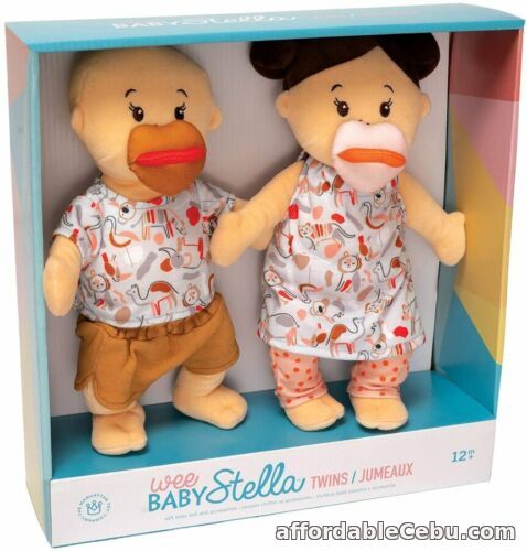 1st picture of Wee Baby Stella Twins Peach Brown Hair Soft Doll For Sale in Cebu, Philippines