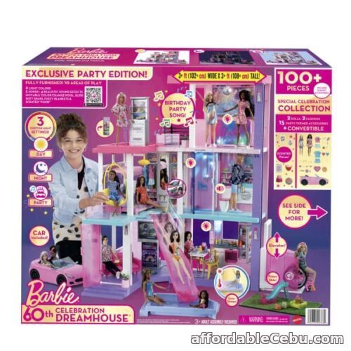 1st picture of 100 Piece Barbie 60th Celebration Dreamhouse Playset,Birthday Christmas KidsGift For Sale in Cebu, Philippines