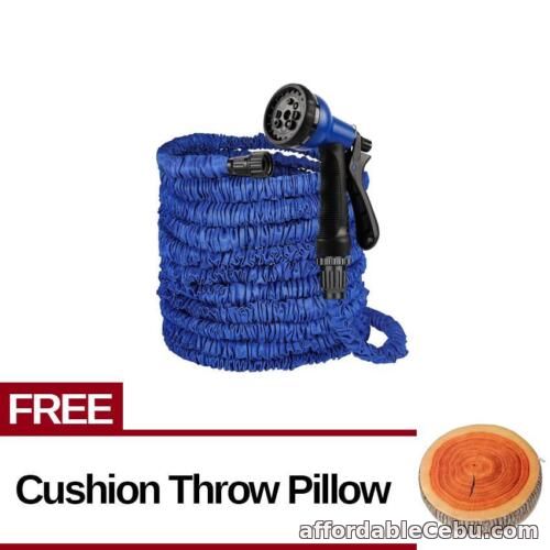 1st picture of Expandable Flexible Garden Hose(up to 100 ft) Free Throw Pillow (Woodpiles) For Sale in Cebu, Philippines