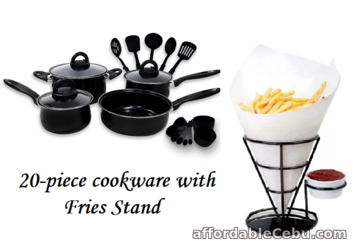 1st picture of Keimav 20-piece Cookware with Nylon Utensil w/ Fries Stand For Sale in Cebu, Philippines