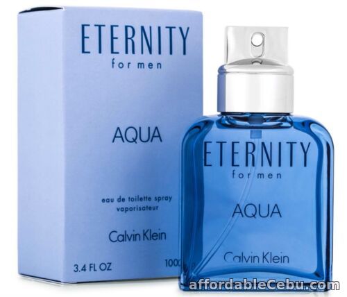 1st picture of Eternity Aqua for Men by Calvin Klein 100mL EDT Spray Perfume Men COD PayPal For Sale in Cebu, Philippines