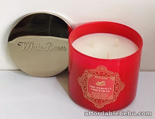 1st picture of BATH & BODY WORKS W/ESSENTIAL OILS 3-WICK SCENTED CANDLE - THE PERFECT CHRISTMAS For Sale in Cebu, Philippines