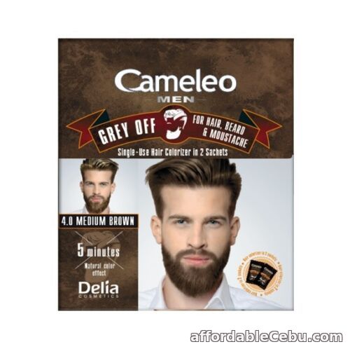 1st picture of Cameleo Men Hair Beard Moustache Color Cream Grey OFF - Ammonia, PPD Free, 5 min For Sale in Cebu, Philippines
