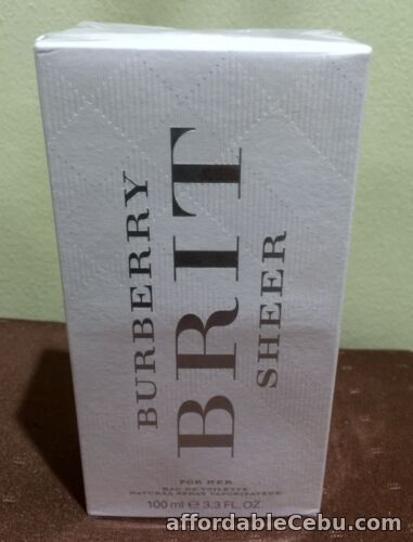 1st picture of Treehousecollections: Burberry Brit Sheer EDT Perfume Spray For Women 100ml For Sale in Cebu, Philippines