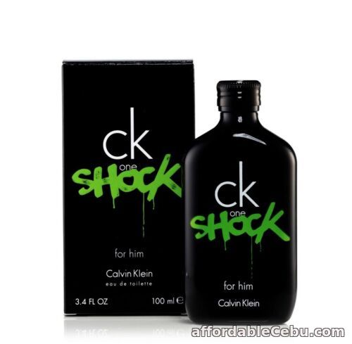 1st picture of CK One Shock for Him 100ml EDT Spray Perfume Men Ivanandsophia COD PayPal For Sale in Cebu, Philippines