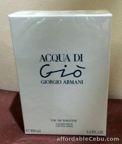1st picture of Treehousecollections: Acqua Di Gio By Armani EDT Perfume Spray For Women 100ml For Sale in Cebu, Philippines