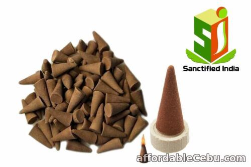 1st picture of ORGANIC COW DUNG DHOOP INCENSE (5 Cones) Rose Flavour 100% Natural Sample For Sale in Cebu, Philippines