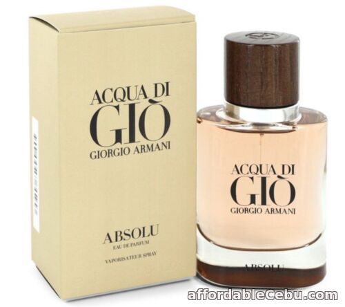 1st picture of Acqua Di Gio Absolu by Giorgio Armani 75ml EDP Spray Perfume for Men COD PayPal For Sale in Cebu, Philippines