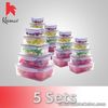 Keimavlock 10-Pc Airtight Food Storage Set of 5