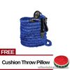 Expandable Flexible Garden Hose(up to 100 ft) Free Throw Pillow (Watermelon)