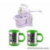 SHG-903 Stand Mixer with Self Stirring Mug (Green) Set of 2