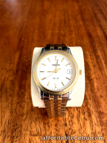 1st picture of TISSOT PR50 J174/274K Two-Tone men's Watch For Sale in Cebu, Philippines