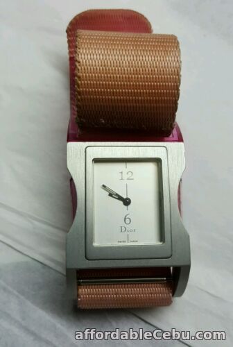 1st picture of DIOR WOMEN'S CHRIS 47 STRAP WATCH, PINK For Sale in Cebu, Philippines