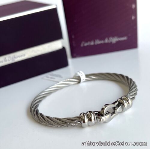 1st picture of Charriol * Bangle Ibiza  04-101-1214-5 Grey Stainless Steel Medium For Sale in Cebu, Philippines
