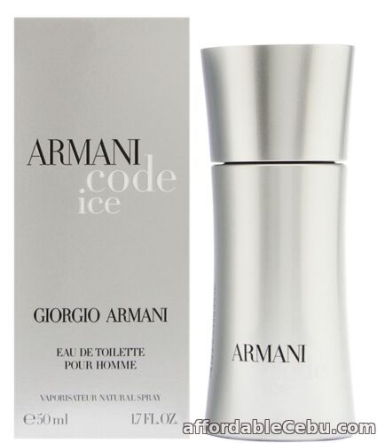 1st picture of Armani Code Ice Pour Homme 50ml EDT Spray Authentic Perfume Men COD PayPal For Sale in Cebu, Philippines