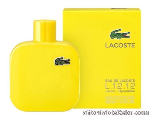 1st picture of Eau de Lacoste Jaune Yellow 100ml EDT Spray Authentic Perfume Men Ivanandsophia For Sale in Cebu, Philippines