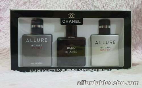 1st picture of Chanel Pour Homme Perfume Miniture Set of 3 Travel Size Miniature US Tester For Sale in Cebu, Philippines