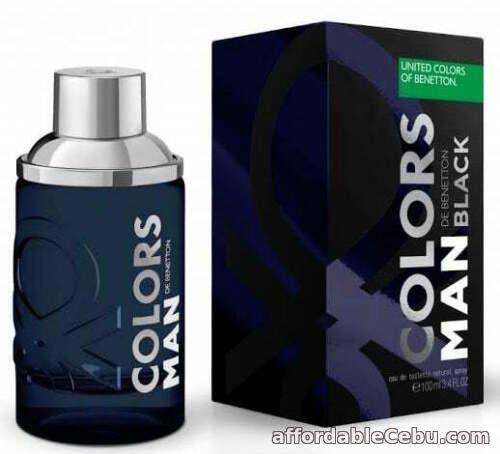 1st picture of Treehousecollections: UCB Benetton Colors Man Black EDT Perfume for Men 100 ml For Sale in Cebu, Philippines