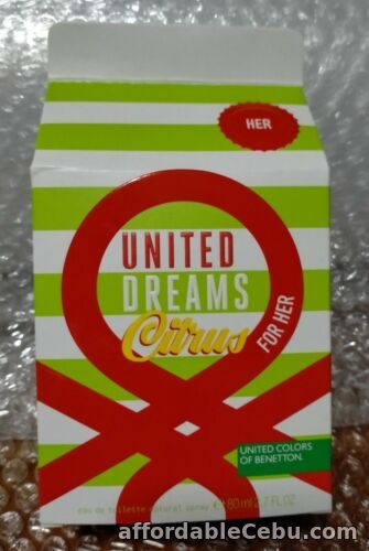1st picture of Treehousecollections: Benetton United Dreams Citrus EDT Perfume for Women 80 ml For Sale in Cebu, Philippines