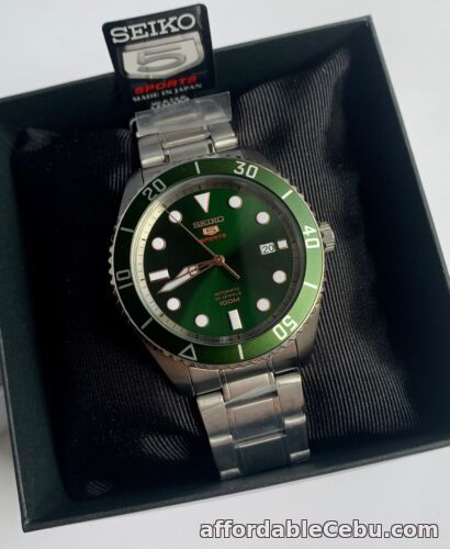 1st picture of SRPB93J1 Automatic Emerald Green Dial Silver Steel Watch Made in Japan For Sale in Cebu, Philippines