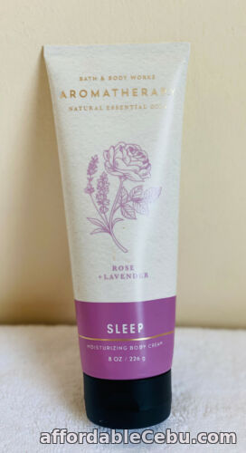 1st picture of NEW! BATH & BODY WORKS AROMATHERAPY BODY CREAM LOTION - SLEEP: ROSE + LAVENDER For Sale in Cebu, Philippines