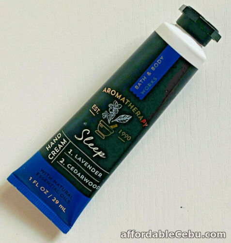1st picture of NEW! BATH & BODY WORKS AROMATHERAPY HAND CREAM: SLEEP: LAVENDER & CEDARWOOD For Sale in Cebu, Philippines