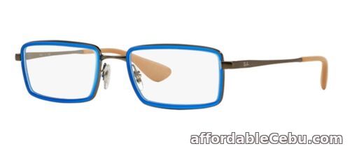 1st picture of RB Optics Eyeglasses * Rectangle RB6337-2620-51 Blue and Gunmetal For Sale in Cebu, Philippines