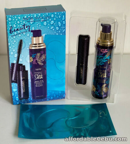 1st picture of NEW! TARTE BEAUTY BOUNCE BACK MAKEUP RECOVERY TRIO CLEANSER PATCH MASCARA SET For Sale in Cebu, Philippines