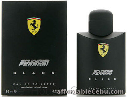 1st picture of Treehousecollections: Ferrari Black Scuderia EDT Cologne Perfume For Men 125ml For Sale in Cebu, Philippines