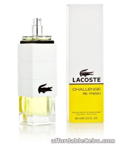 1st picture of Lacoste Challenge Refresh 90mL EDT Spray Authentic Perfume Men Ivanandsophia For Sale in Cebu, Philippines