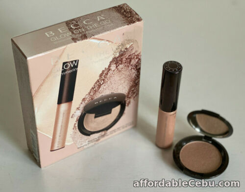 1st picture of NEW! BECCA GLOW ON THE GO SHIMMERING SKIN PERFECTOR WAND & HIGHLIGHTER SET OPAL For Sale in Cebu, Philippines