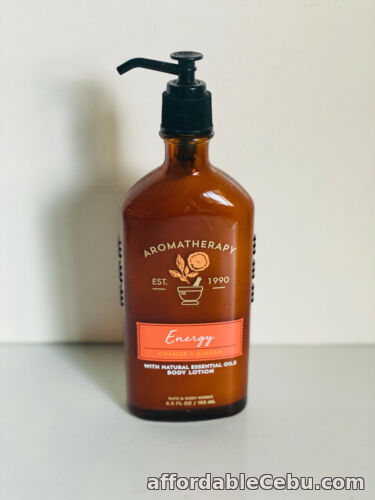 1st picture of BATH & BODY WORKS AROMATHERAPY ESSENTIAL OIL BODY LOTION -ENERGY ORANGE + GINGER For Sale in Cebu, Philippines