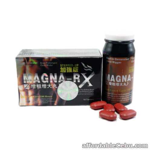 1st picture of Magna-RX STEPPED UP Male Sex Enhancement Supplement 10 Red Tablets For Sale in Cebu, Philippines