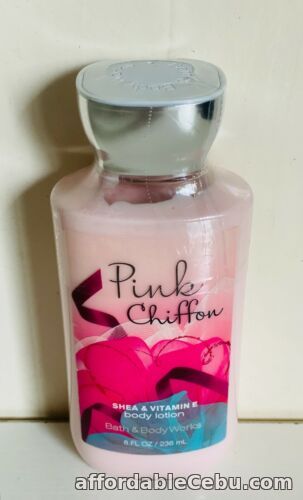 1st picture of NEW! BATH & BODY WORKS SHEA BUTTER & VITAMIN E BODY LOTION - PINK CHIFFON For Sale in Cebu, Philippines