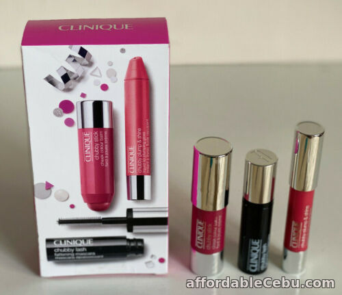 1st picture of NEW CLINIQUE CHUBBY LASH FATTENING MASCARA / LIP PLUMPING GLOSS / CHEEK BALM $39 For Sale in Cebu, Philippines