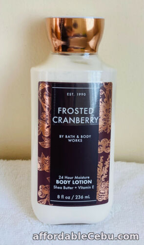 1st picture of NEW! BATH & BODY WORKS SHEA BUTTER & VITAMIN E BODY LOTION - FROSTED CRANBERRY For Sale in Cebu, Philippines