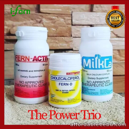 1st picture of 100% AUTHENTIC AND BEST SELLER FERN-D SOFTGEL VITAMIN D / POWER TRIO FERN D For Sale in Cebu, Philippines