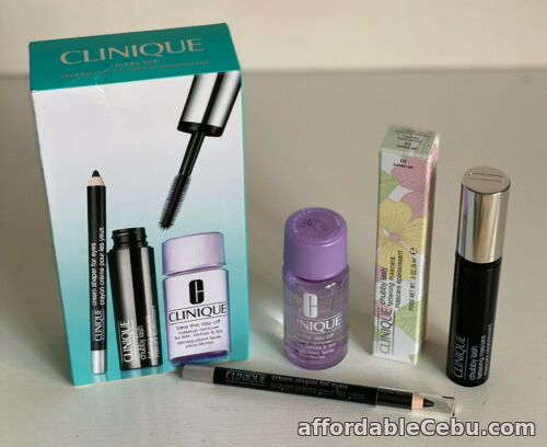 1st picture of NEW! CLINIQUE CHUBBY LASH FATTENING MASCARA / EYELINER / MAKEUP REMOVER SET $37 For Sale in Cebu, Philippines