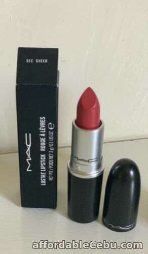 1st picture of NEW! AUTHENTIC MAC LUSTRE LIPSTICK - SEE SHEER ( GRAPEFRUIT PINK ) - SALE For Sale in Cebu, Philippines